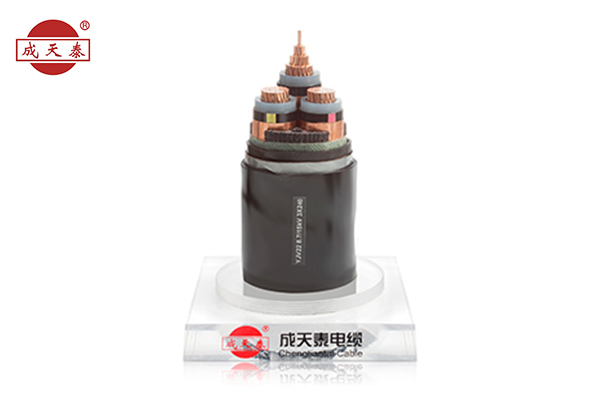 銅芯，交聯(lián)聚乙烯絕緣，鋼帶鎧裝聚乙烯護(hù)套電力電纜 YJV22 3.6/6（7.2）kV